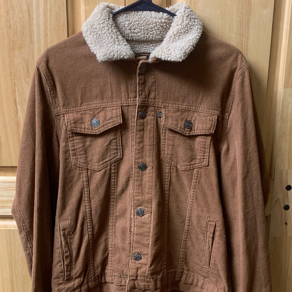 Aeropostale Men’s Brown Classic Corduroy Jacket